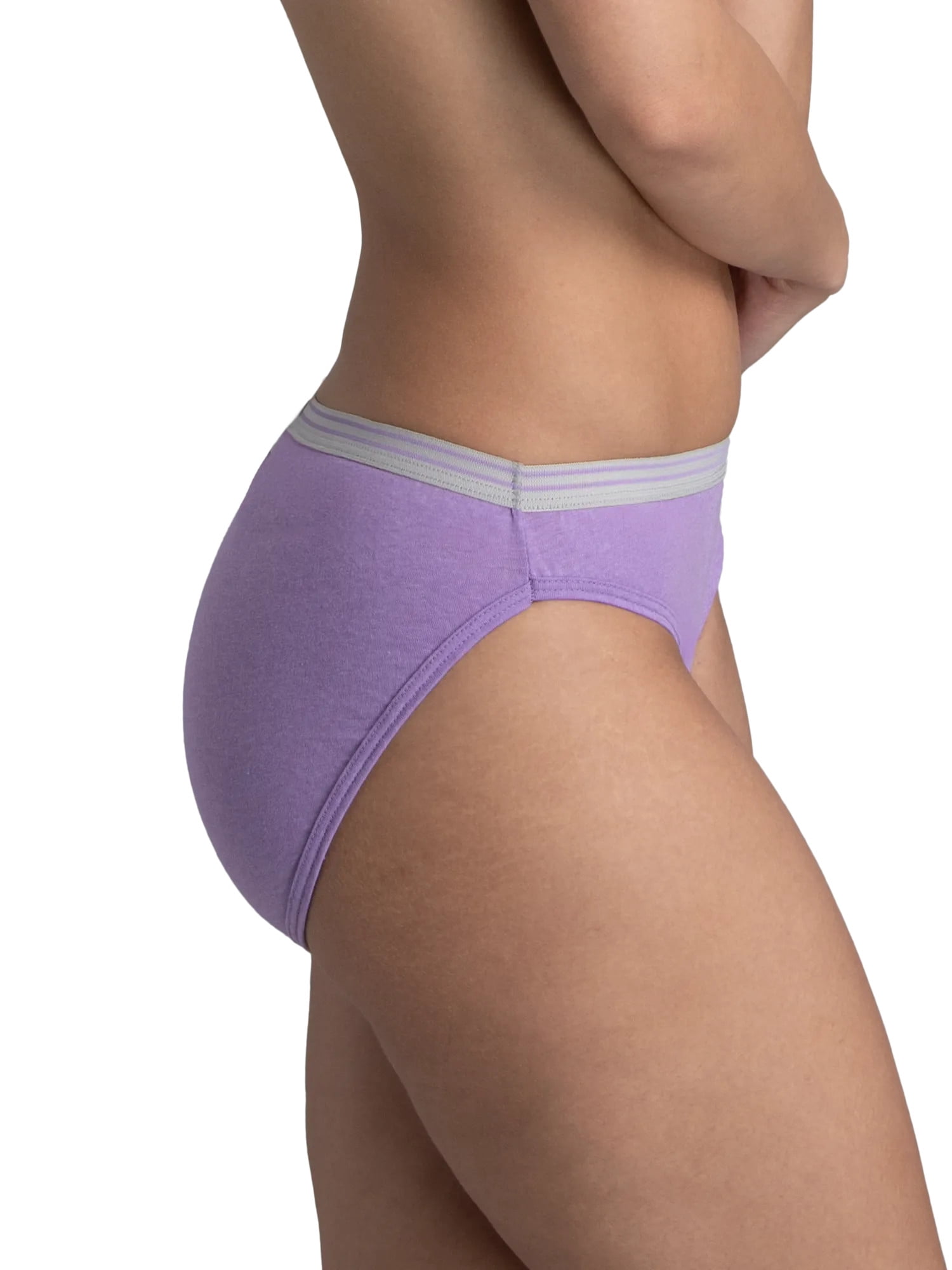 Fruit of the Loom Women's Heather Bikini Underwear, 6-Pack, Sizes S-2XL