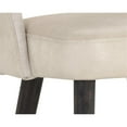 thumbnail image 5 of Home Square Monae 26" Faux Leather and Fabric Counter Stool in Cream - Set of 3, 5 of 7