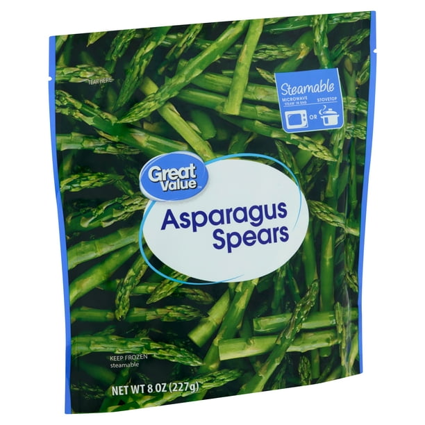 Great Value Asparagus Spears, 8 oz (Frozen)