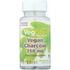 Veglife Activated Charcoal 250 Mg From Coconut Shells, 60 Vegan Capsules