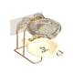 thumbnail image 3 of Soporte para jabonera, caja de jabón, marco decorativo de Metal, accesorios para el hogar, bandeja de jabón, jabonera, para bañera de ducha de Hotel gris doble capa BLESIY Jabonera, 3 of 8