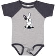 thumbnail image 3 of Inktastic B/W Frenchie (Darks) Boys or Girls Baby Bodysuit, 3 of 5