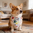 thumbnail image 5 of Football Themed Pet Bandana, Soft Spandex Triangle Scarf for Dogs & Cats, Adjustable Snap Button Bib for Soccer Fans, Pet Birthday Party & Daily Wear (Size/Style as Pictured), 5 of 5
