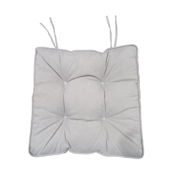Almohadillas de pana Billuyoard para silla cojín de suelo antideslizante color gris