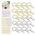 thumbnail image 3 of Split Keychain Rings, 220Pcs Iron DIY Keychain Rings Letters Pendant Rings  for Family for Home, 3 of 8