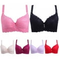 thumbnail image 2 of Ame Women Sexy Lace Thin 3/4 Cup Bras Adjustablae Breathable Plus Size Bras Underwear, 2 of 3