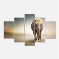 thumbnail image 2 of Éléphant Intelligent Marchant - Art Mural sur Toile d'Animaux, 2 of 3