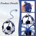thumbnail image 3 of 2 Pack Soccer Kick Trainer Soccer Net Volleyball Kick Trainer Net Training Device Football Training Aid Single Soccer Return Trainer Net Children Teen, 3 of 5