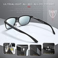 thumbnail image 3 of ATTCL Male Retro Driving Polarized Sunglasses for Men Al-mg Metal Frame Ultra Light, 3 of 7