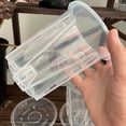 thumbnail image 2 of Lefu 5PCS Clear Orchid Pot with Holes&Saucers Root Control Meshpot Flower Plant Pot, 2 of 9