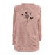 thumbnail image 4 of HongQid Fleece Sweatshirt for Women Winter Warm Sherpa Tunic Thermal Fleece Crew Neck Long Sleeve Pullover Loungewear with Pockets, 4 of 4