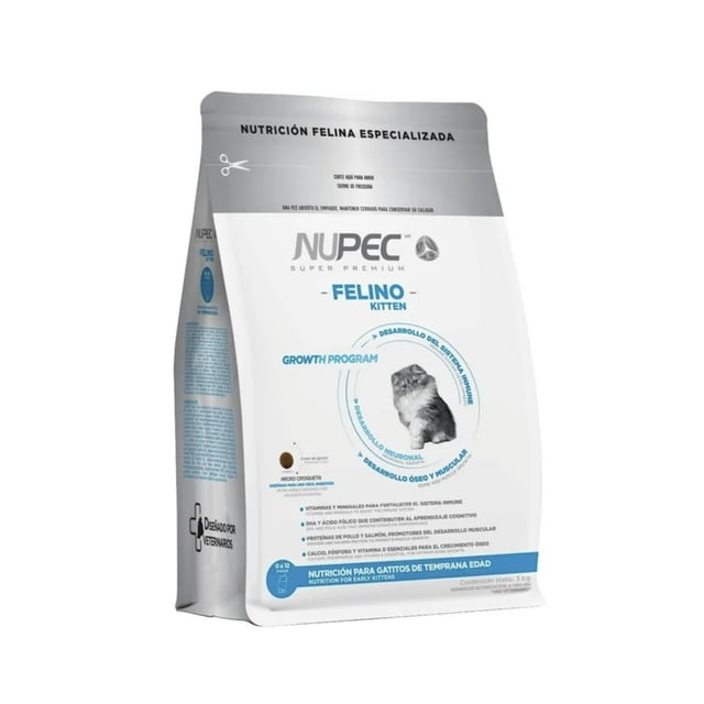 Croquetas Nupec Felino Kitten 3 Kg