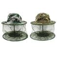 thumbnail image 2 of yingyy Unisex Camouflage Fishing Net Mesh Caps Head Bug Insect Prevention Outdoor Hat Face Protector Midge Mosquito Bug Insect Prevention Outdoor Hunting Sun Hat, 2 of 9