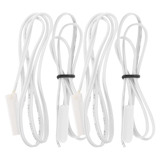 Reemplazo del Sensor de temperatura del refrigerador 4 Uds. Reemplazo del Sensor del termostato del refrigerador Rv para refrigeradores y congeladores