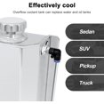 thumbnail image 2 of GFDYREE Radiator Coolant Overflow Tank, Coolant Recovery Tank Aluminum 2L Silver, 2 of 7