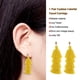 thumbnail image 2 of Sonducket Pendientes de borla Candelabro Moda Estilo bohemio vintage Étnico Boho Oreja colgante Aro con flecos para accesorios de niñas de playa Ropa, zapatos y accesorios Miscelánea Amarillo Sonducket AP010293-02, 2 of 6