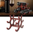 thumbnail image 1 of Wine Bottle Holder, Wear- And Durable Arc Design Wine Rack, Layered Design, For Homes Bars, 1 of 8