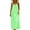 A Mint Green, variant on Horkkom Backless Dresses for Women Summer Beach Maxi Dresses Flowy Holiday Sleeveless Dress L