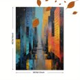thumbnail image 3 of Abstract Cityscape Textured Canvas Print, for Living Room, Bedroom, Office, Study, Entryway Decor, 3 of 8