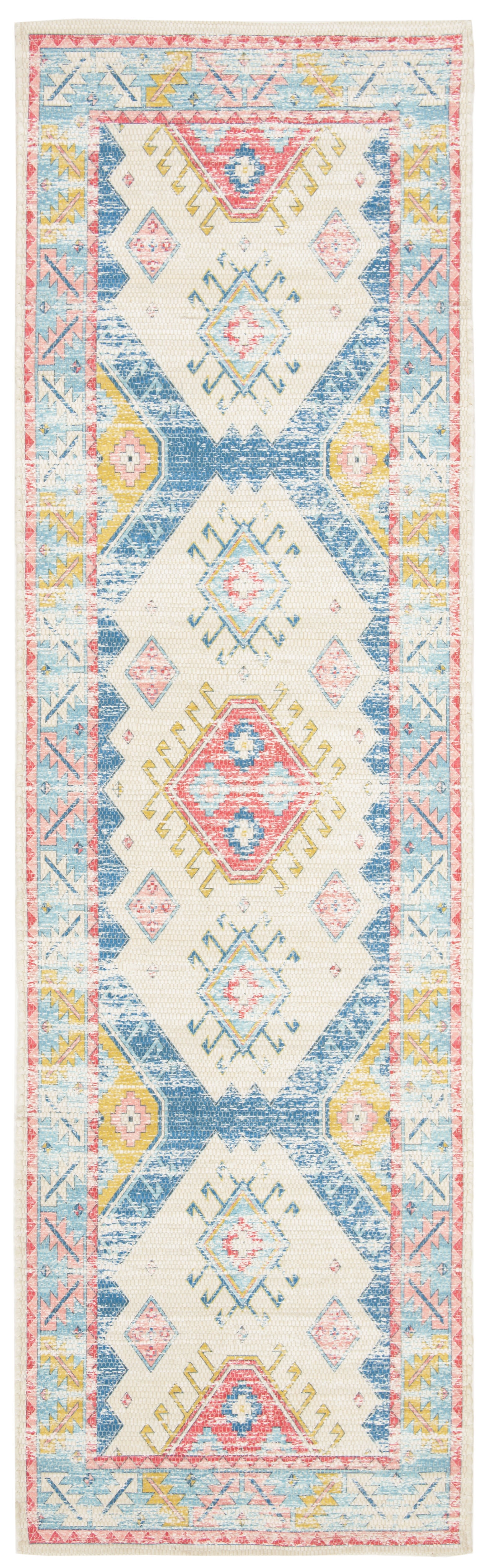 Safavieh Saffron Ruth Overdyed Geometric Area Rug or Runner