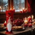 thumbnail image 1 of Festive Reindeer Wine Bottle Cover 1Pc Cloth Gnome Design Soft Secure Fit Decorative for Standard Wine Bottle Holiday Celebration Christmas Party Home Bar Dining Room, 1 of 4