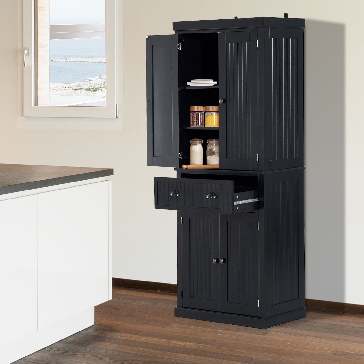  Kitchen Pantry Storage Cabinet Walmart for Living room