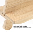 thumbnail image 3 of 1 Set Blank Bamboo Plate with Base Payment Standing Custom Payment Board, 3 of 5