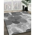 thumbnail image 2 of Ahgly Company Indoor Square Patterned Gray Cloud Gray Area Rugs, 4' Square, 2 of 6