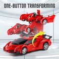 Remote Control Car Transform Robot RC Car Toy, 1:18 Scale Racing Sports ...