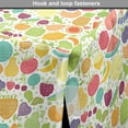 thumbnail image 4 of Vegetables Dog Crate Cover, Cartoonish Repetitive Pattern with Vivid Healthy Organic Vegetarian Foods, Easy to Use Pet Kennel Cover Small Dogs Puppies Kittens, 7 Sizes, Multicolor, by Ambesonne, 4 of 6