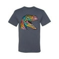 thumbnail image 3 of Dean Russo Raptor Animal Lover Men's Graphic T-Shirt, Vintage Heather Blue, 3X-Large, 3 of 6