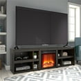 thumbnail image 2 of Ameriwood Home Worthing Fireplace TV Stand for TVs up to 70", Espresso, 2 of 10