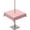 White Pink, variant on Boanket Outdoor Tablecloth with Umbrella Hole for Patio/Picnic/Party/Camping, Yellow Christmas Waterproof Table Cloth Round Cover Washable, Xmas Winter Snowflake (Dia 54")