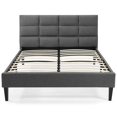 thumbnail image 3 of Serta Melanie Tufted Full Platform Bed in Gray Fabric Upholstery, 3 of 5
