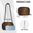 thumbnail image 4 of FORMRS Mini Crossbody Bag for Women Adjustable Shoulder Rope Travel Casual Phone Purse, Wood Grain, 4 of 7
