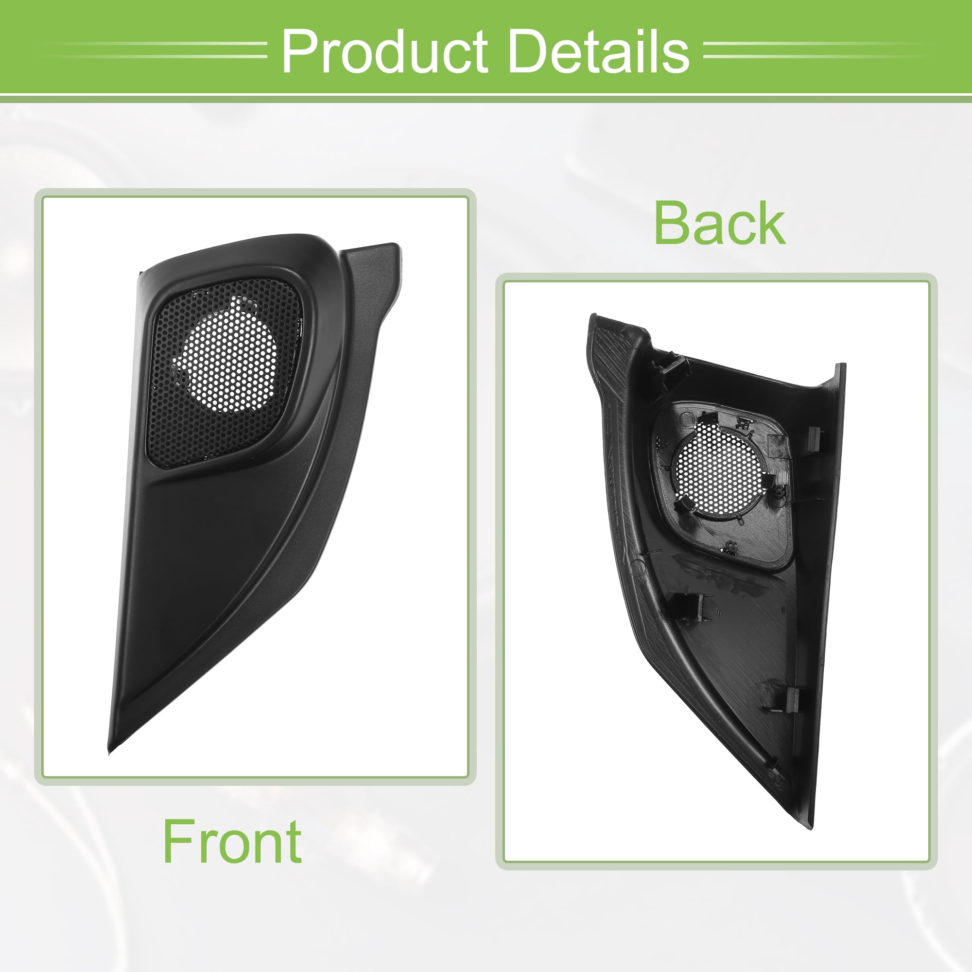 Unique Bargains Interior Front Car Door Speaker Cover Trim for Honda CR-V 12-15