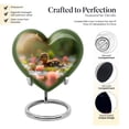 thumbnail image 3 of Duckling's Dusk Urns For Adult Female Heart - Cremation Adult Urns For Human Ashes - Memorial Urns For Human Ashes - Mini Heart Keepsake Urn For Human Ashes - Grandfather Urn (Size -3inch, 2pc), 3 of 5