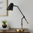 thumbnail image 2 of Better Homes & Gardens 18" Angled Shade Mixed Metal Modern Desk Lamp, Black, 2 of 5