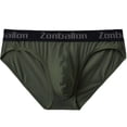 thumbnail image 2 of TANBOM Men's Backless Briefs Modal Cotton Underwear Green S 1-Pack, 2 of 6
