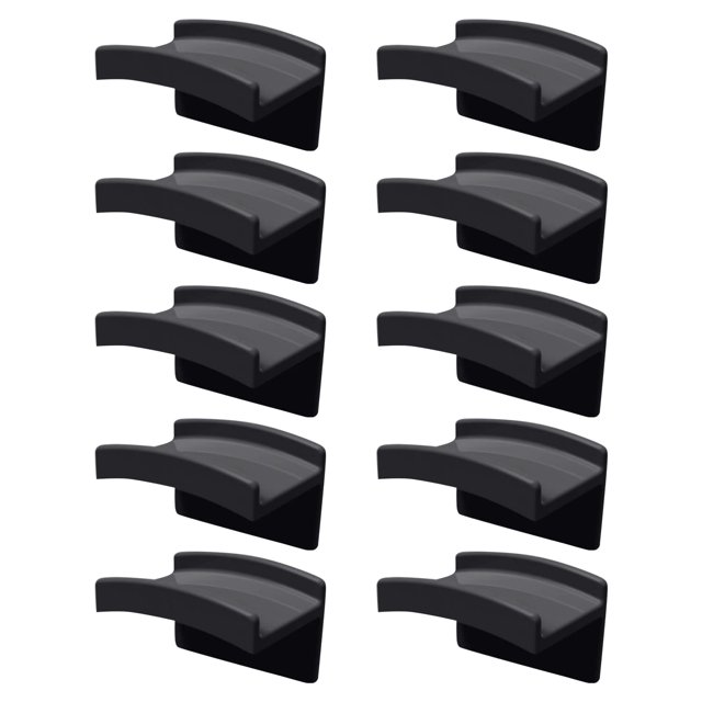 Perchero para almacenamiento de sombreros (paquete de 10), organizador de sombreros multiusos, ganchos adhesivos fuertes para sombreros de pared, organizador para gorras de béisbol
