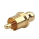thumbnail image 2 of Tapas Protectoras RCA Chapadas en Oro Tapón Ruido Tapa Cobre Antipolvo (Oro 8PCS), 2 of 5