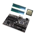 thumbnail image 3 of Sidaley Placa base de computadora de velocidad rápida DDR4 LGA1151 placa de minería 4 pines 24 pines puerto de alimentación piezas de actualización Kits de mantenimiento de impresoras No.03, 3 of 6
