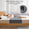 thumbnail image 5 of Grounding Sheets for Bed Earth Grounded Sheet Pad 10% Silver Fiber+90% Organic Cotton, for Queen, King and All Mattress Sizes, with Outlet Tester & Cord 110"*24" (Gray), 5 of 8