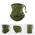 thumbnail image 3 of Happy date Drawstring Warm Winter Fleece Neck Gaiter Double Layer Neck Warmer Windproof Face Scarf for Men Women, 3 of 3