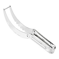 3-in-1 Stainless Steel Watermelon Cutter Tool | Pineapple & Fruit Slicer | Ergonomic Handle | Safe Kitchen Prep Tool for Watermelons & Melons