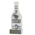thumbnail image 1 of Forma de botella de metal única Gancho para colgar en la pared Barra de montaje Cerveza Tapa de copa de vino Abrebotellas Herramienta de cocina Monstrate JJ19999-01B, 1 of 7