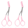 thumbnail image 1 of Eyebrow Comb Scissors,Trimmer Eyebrow Eyelash Hair Remover Tool, Eyebrow Grooming Beauty Tools Set With A Free Eyebrow Comb, 1 of 6