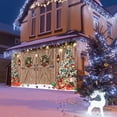 thumbnail image 4 of 400 × 180 Cm Pancarta Navideña Para Puerta De Garaje Gran Decoración Navideña Para Fondo Decoraciones Navideñas Para Puertas Cubierta De Vinilo Para Garaje Pancarta Para Exteriores, 4 of 8