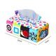 thumbnail image 2 of Caja de pañuelos de felpa suave, juguetes sensoriales de actividad, bufandas coloridas para bebés de 0 a 18 m Tmvgtek libre de BPA, 2 of 8
