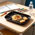 thumbnail image 5 of hulanddfd Dipware Reusable Dining Plates, Unbreakable Rectangular Divided Plates for Adults 4-Compartment Food Tray for Camping Outdoor Daily Use(), 5 of 5